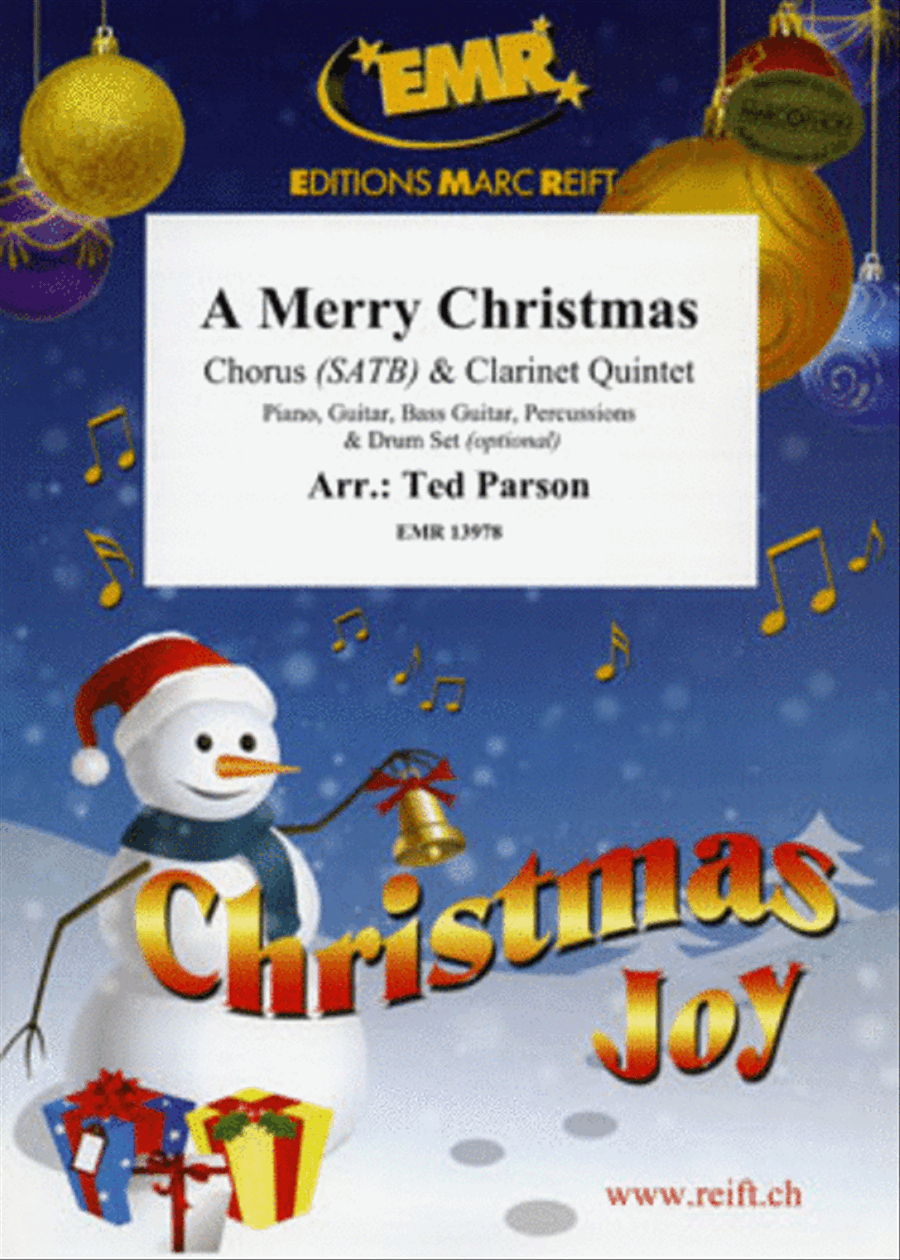A Merry Christmas Clarinet Quintet scores gallery preview page 1