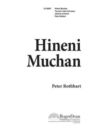 Book cover for Hineni Muchan