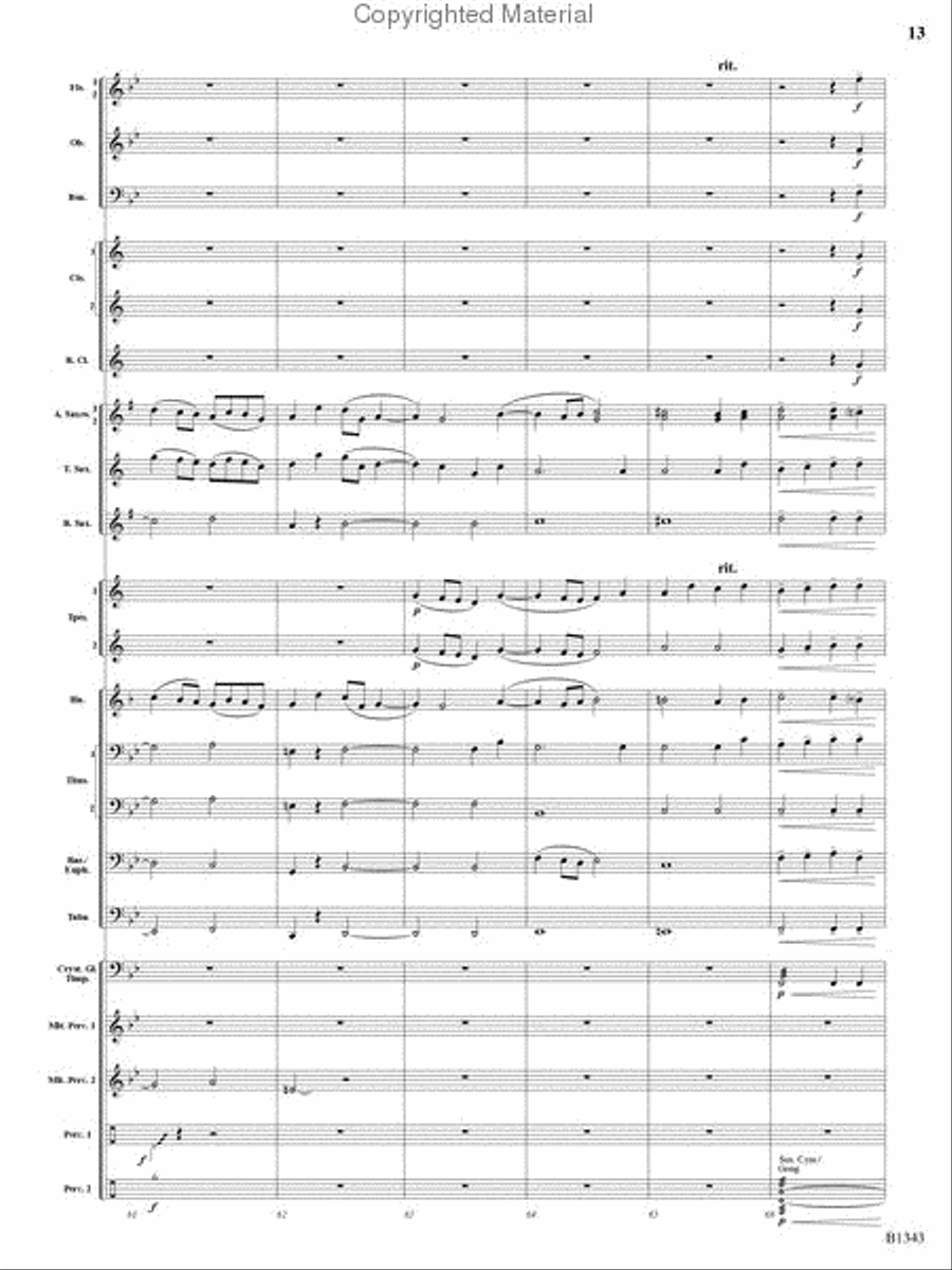 Epiphany Concert Band scores gallery preview page 11