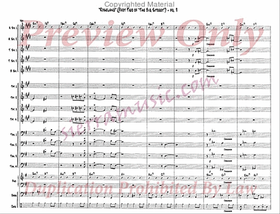 Roseland (MM2 The Big Street) Big Band scores gallery preview page 10