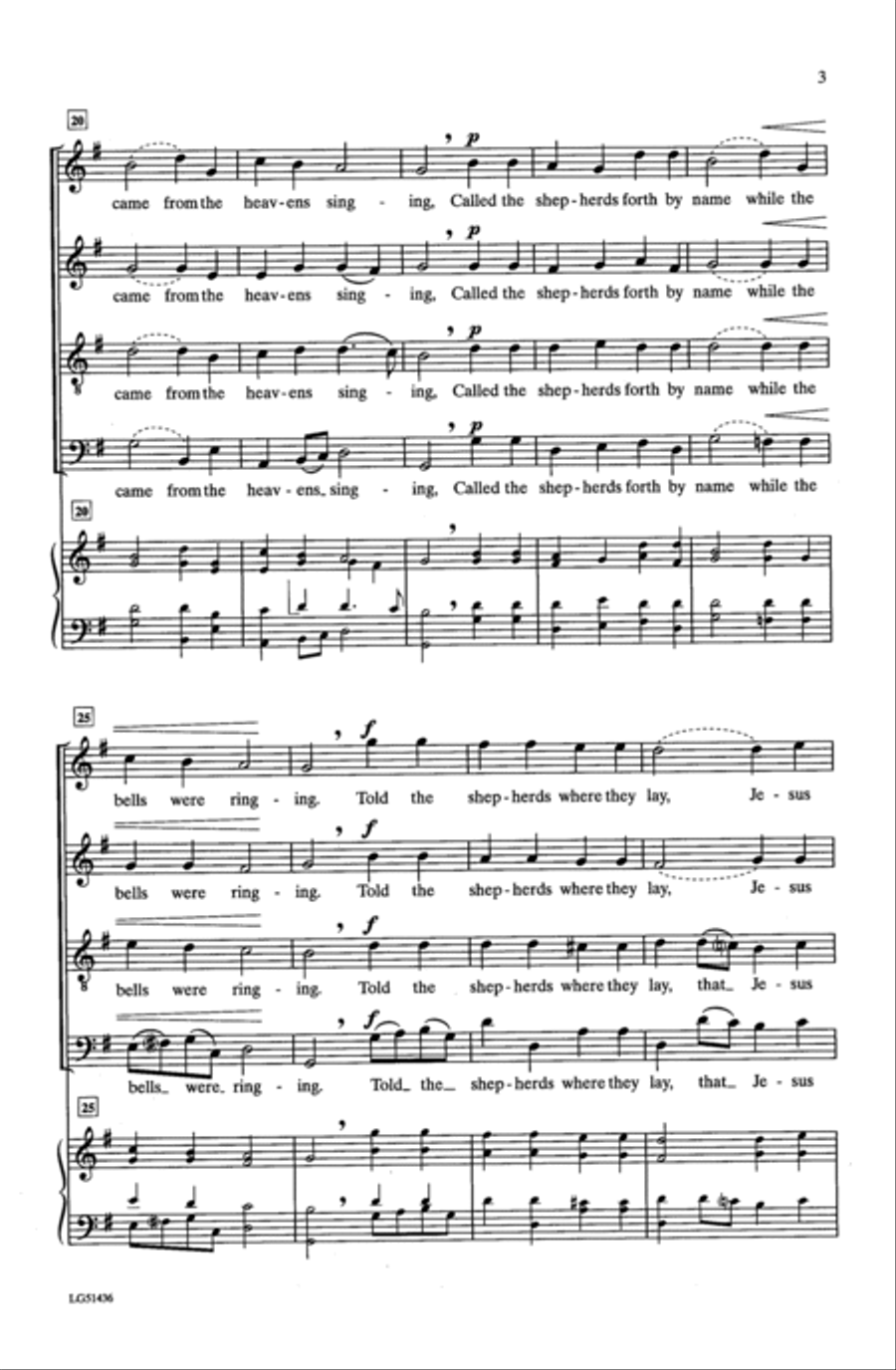 Noel We Sing Noel We Sing 4-Part scores gallery preview page 18