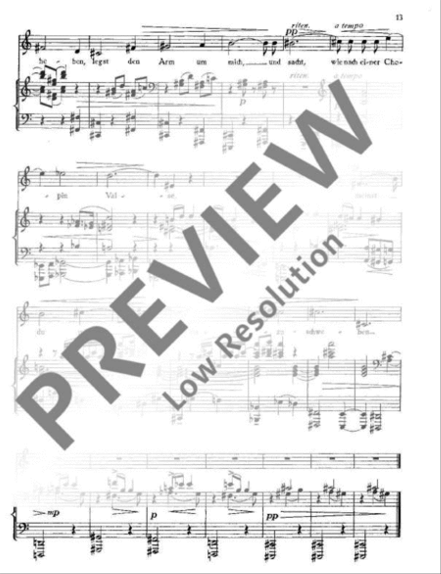 Songs with piano Soprano Voice scores gallery preview page 14