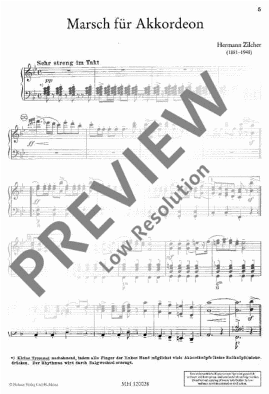 Album für Akkordeon Album für Akkordeon Accordion scores gallery preview page 6