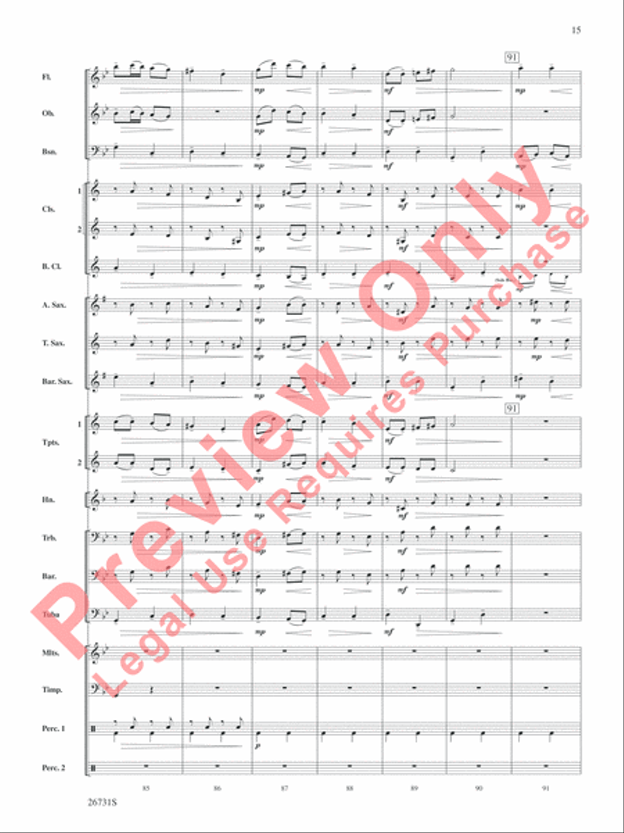 Christmastime in Russia Christmastime in Russia Concert Band scores gallery preview page 16