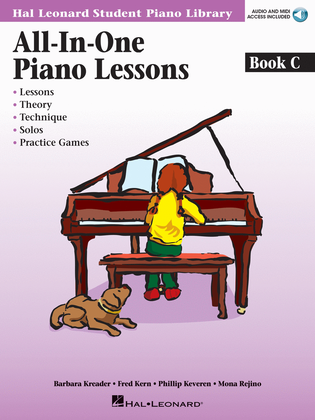Book cover for All-in-One Piano Lessons Book C