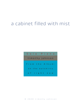 A Cabinet Filled With Mist