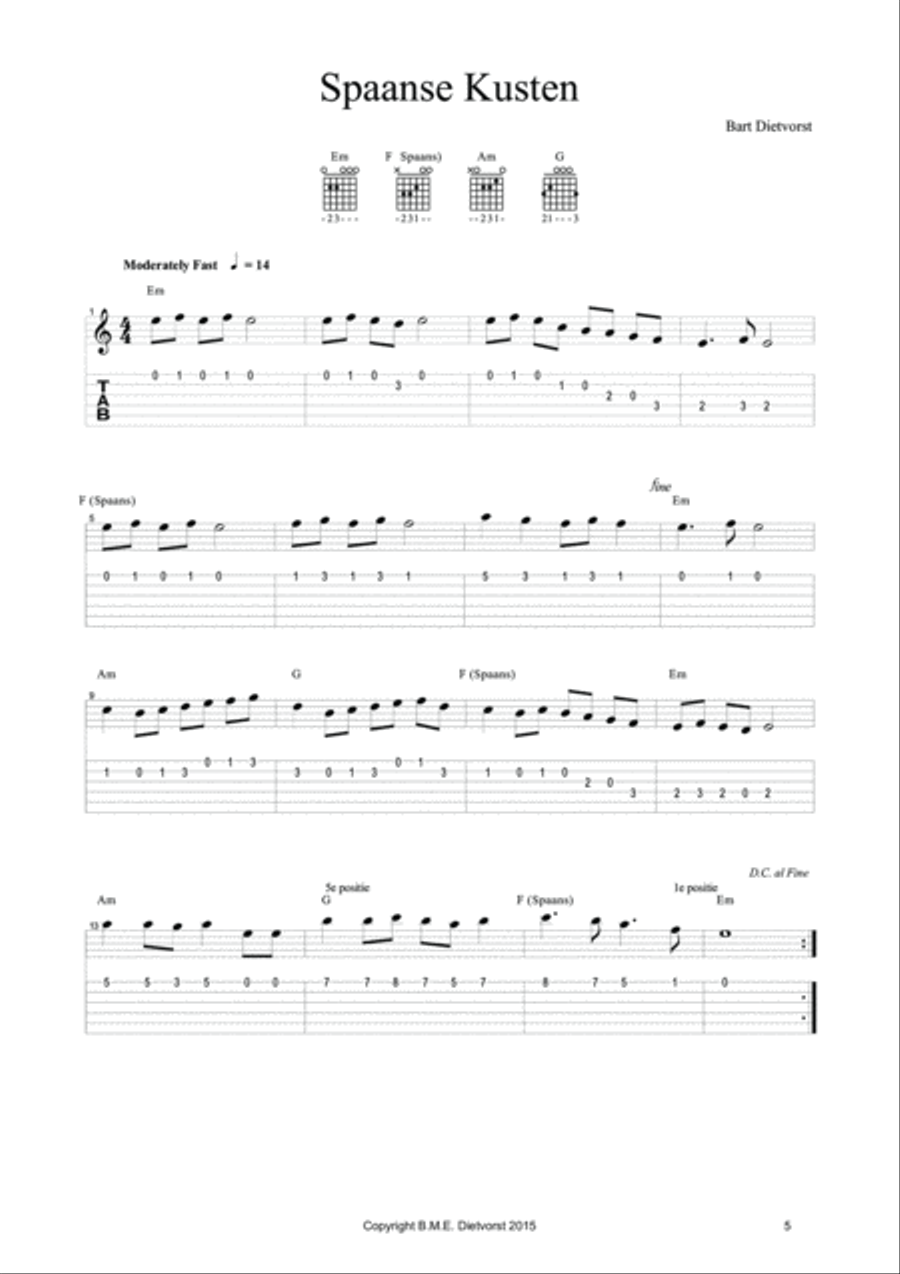 Wil De Echte Gitarist Opstaan! (deel 3) Electric Guitar scores gallery preview page 6