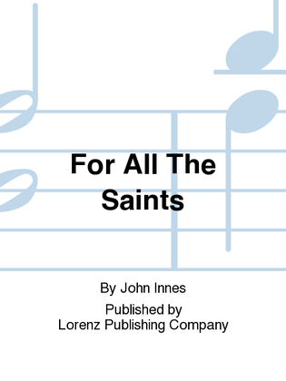 Book cover for For All The Saints