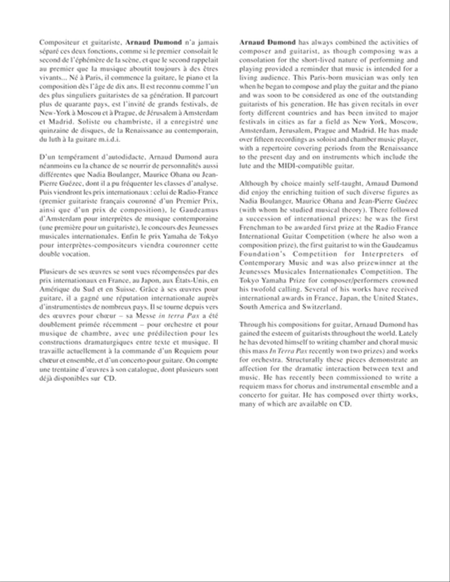 Choral et bal Guitar Ensemble scores gallery preview page 2