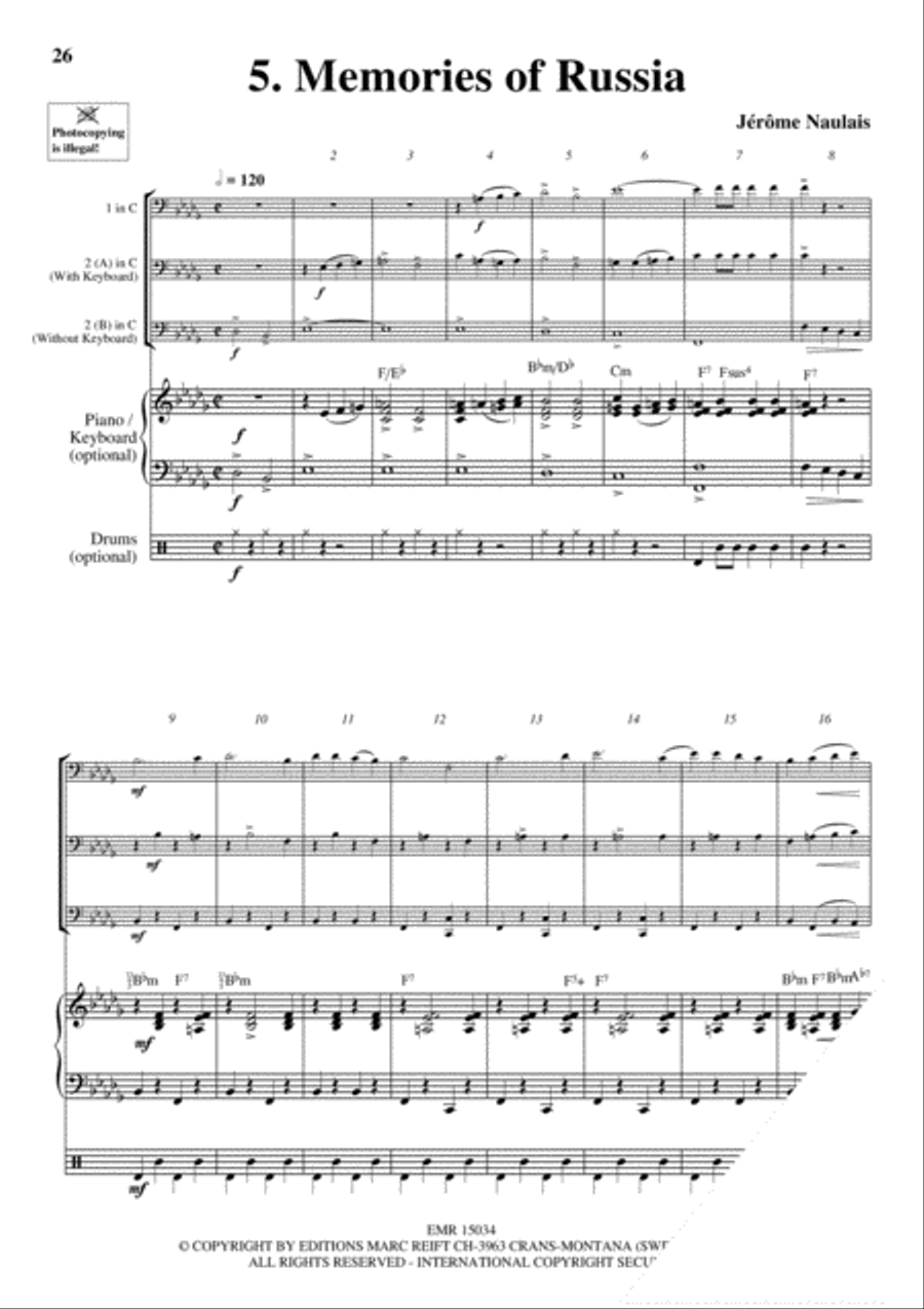Trombone Duets Vol. 5 Trombone Duet scores gallery preview page 7