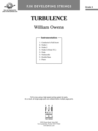 Turbulence: Score