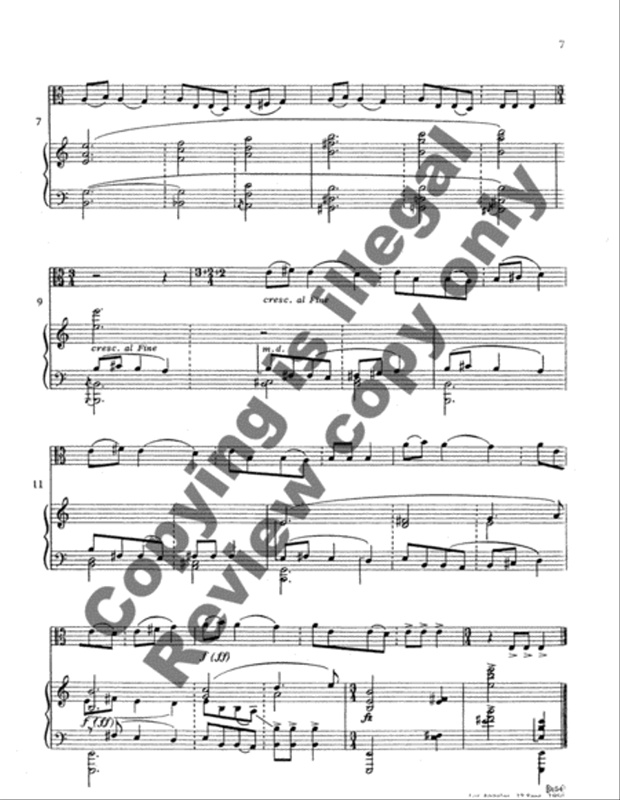 Three Hungarian Folksongs English Horn scores gallery preview page 8