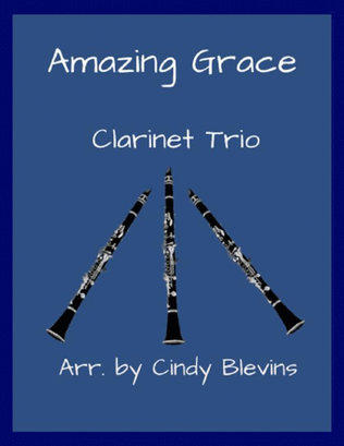 Book cover for Amazing Grace, Clarinet Trio
