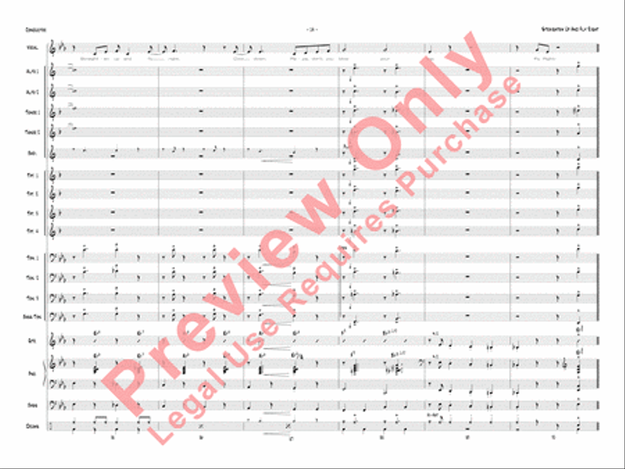 Straighten Up and Fly Right Jazz Ensemble scores gallery preview page 17