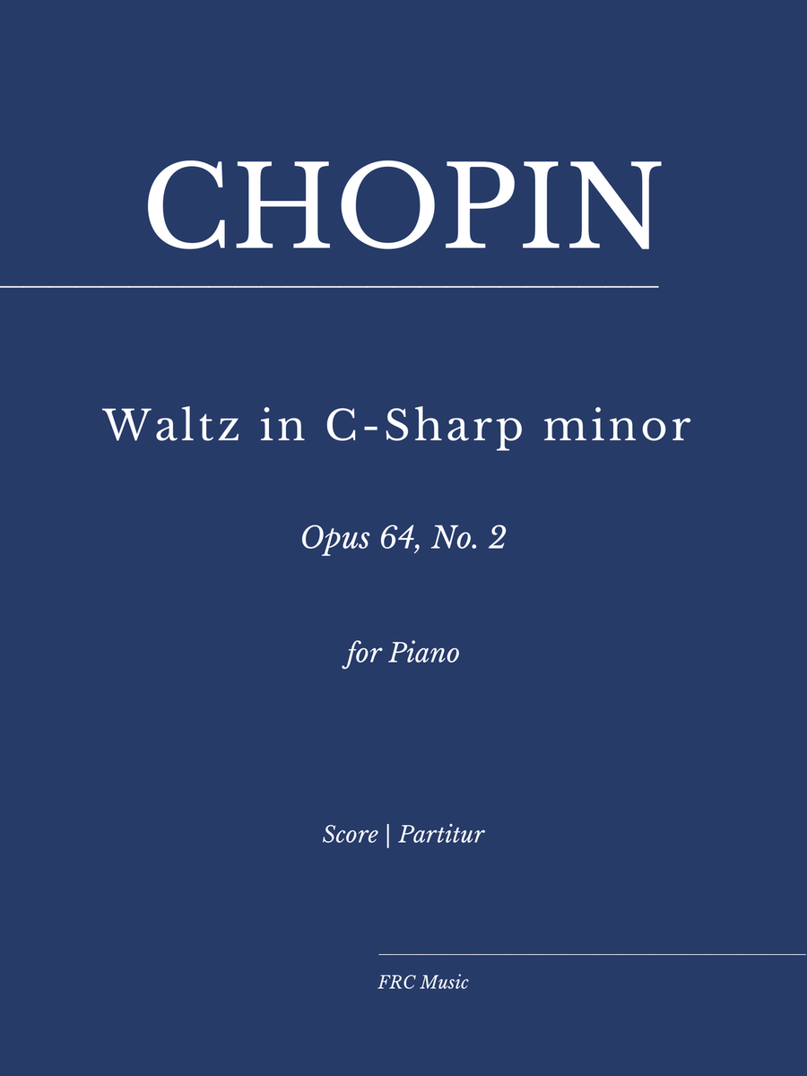 Chopin: Waltz in C-Sharp minor, Op. 64 (for Piano) Piano Method scores gallery preview page 1