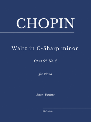 Book cover for Chopin: Waltz in C-Sharp minor, Op. 64 (for Piano)
