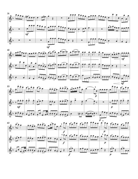 Trio, Op.83, no.1 (arrangement for 3 alto recorders)