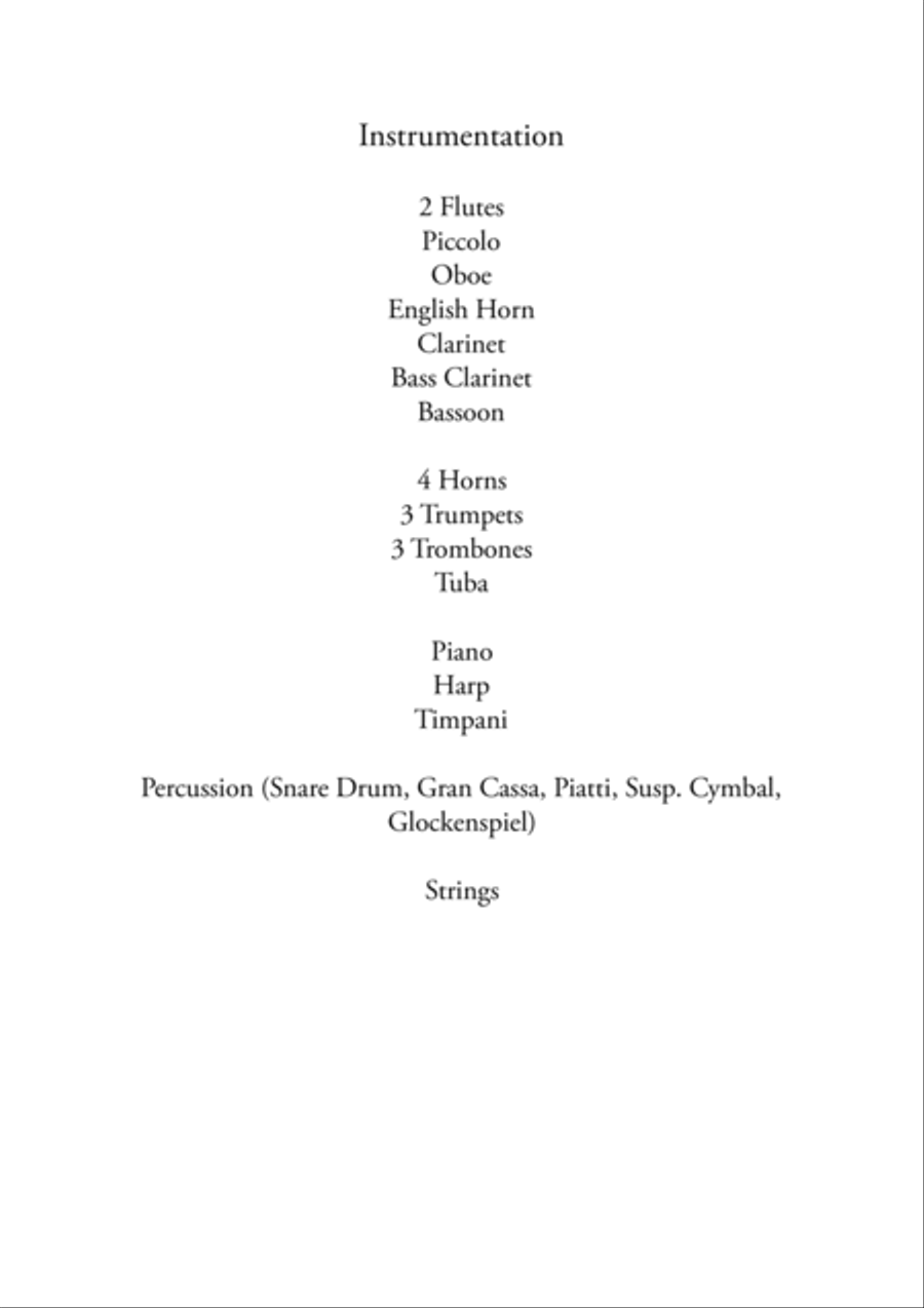 My Whole Life Full Orchestra scores gallery preview page 2