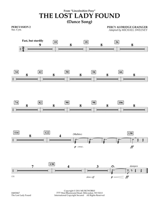 The Lost Lady Found (from "Lincolnshire Posy") - Percussion 2