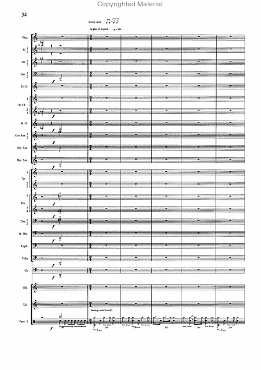 Yves Montand Yves Montand Concert Band scores gallery preview page 15