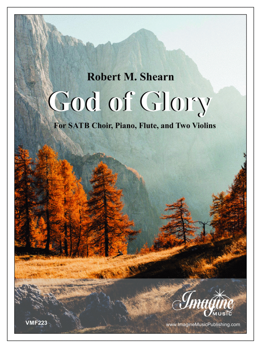 God of Glory 4-Part scores gallery preview page 1