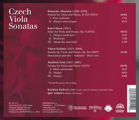 Czech Viola Sonatas