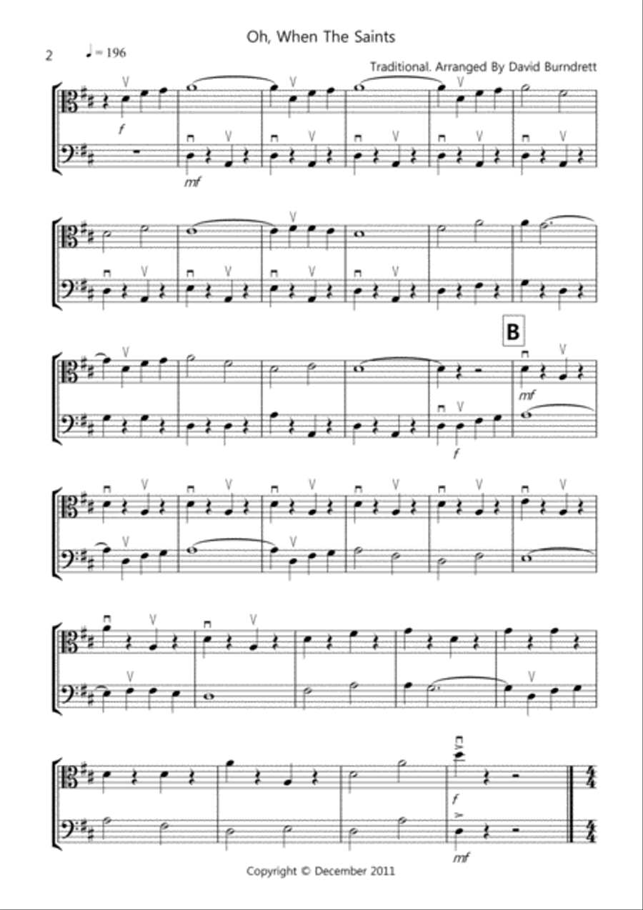8 Easy Duets for Viola And Cello String Duet scores gallery preview page 2