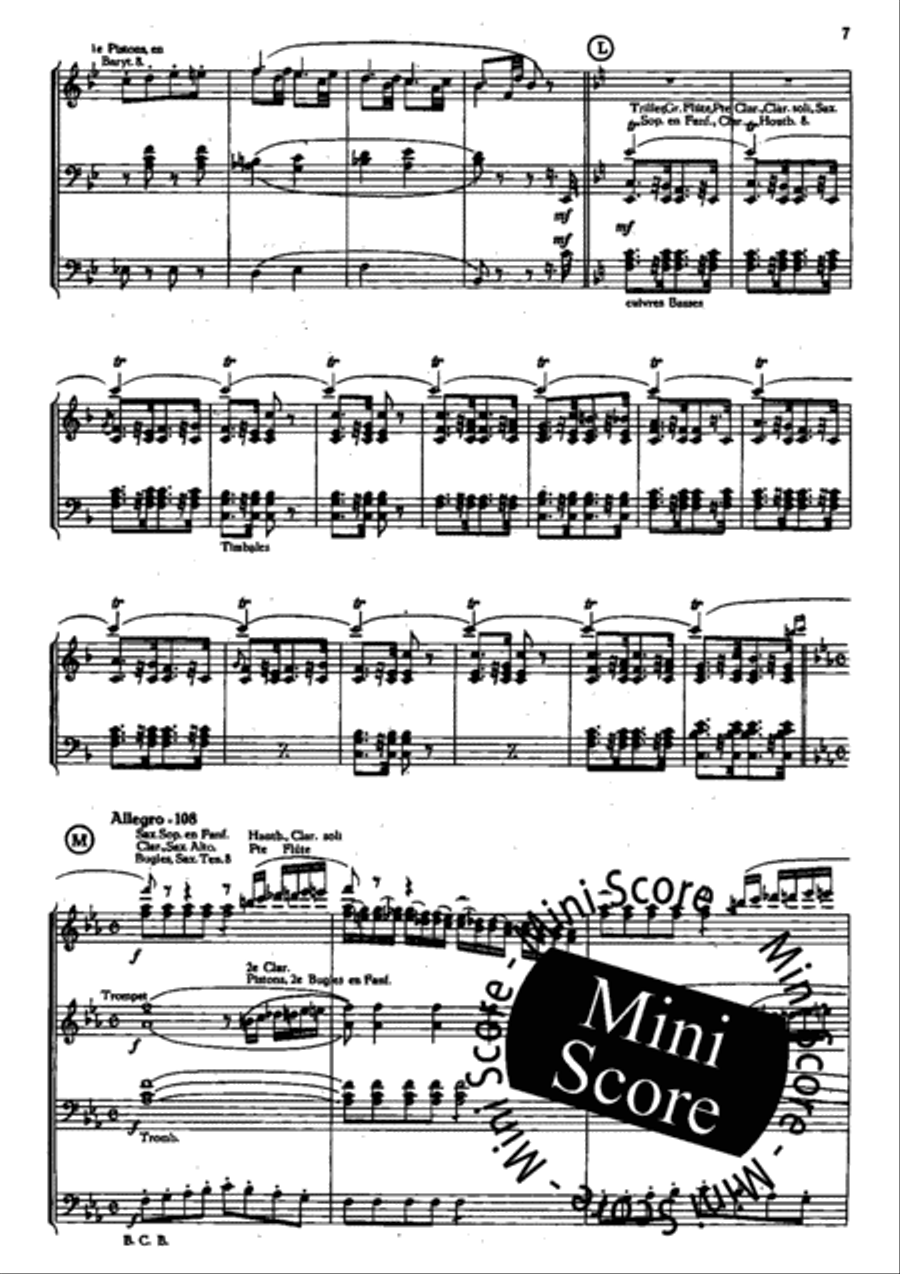 Les Diamants de la Couronne Concert Band scores gallery preview page 10