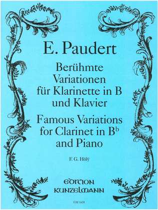 Book cover for Famous variations