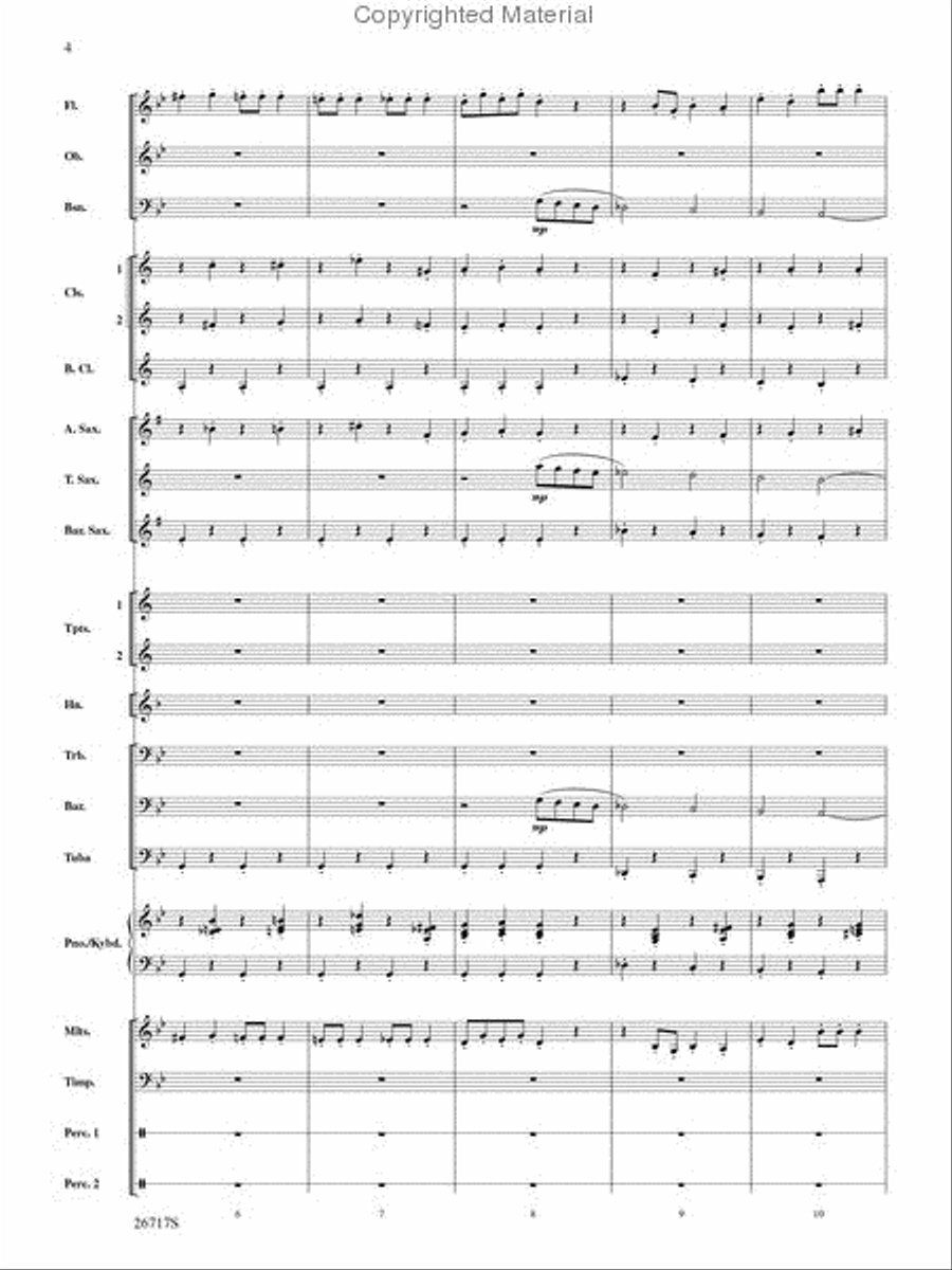 Dance of the Sugar Plum Fairy Concert Band scores gallery preview page 3