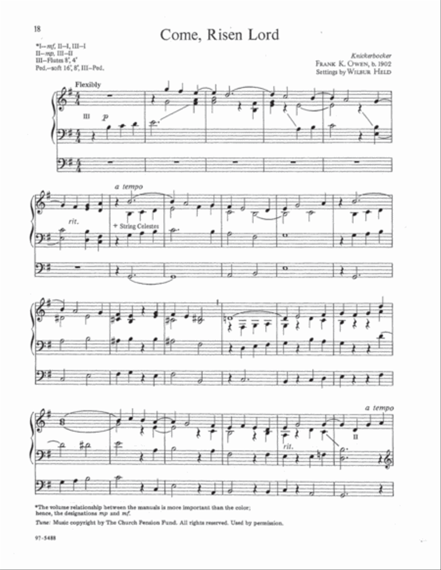 Hymn Preludes for Holy Communion, Vol. III Organ scores gallery preview page 5