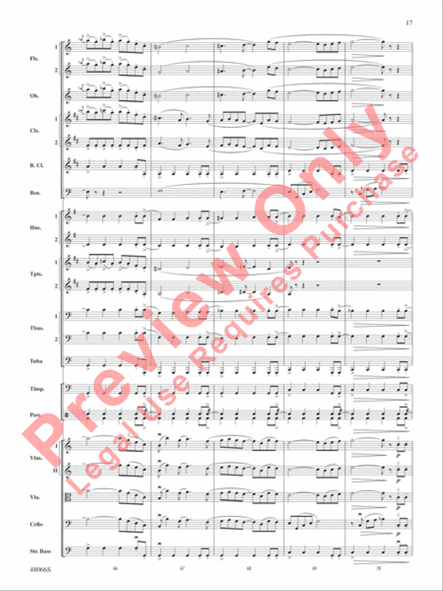 Blue Tango Full Orchestra scores gallery preview page 18