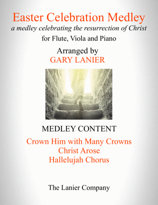 Book cover for EASTER CELEBRATION MEDLEY (for Flute, Viola and Piano with Instrumental Parts)