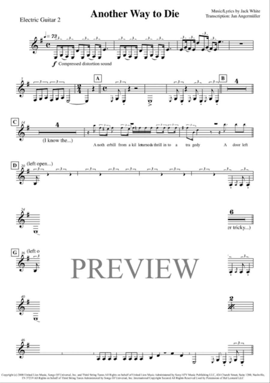 Another Way To Die Small Ensemble scores gallery preview page 4