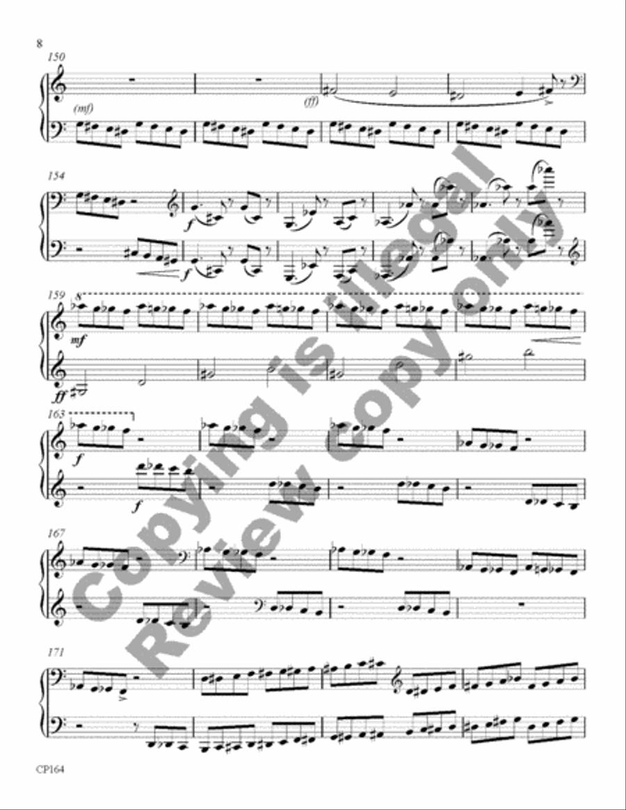 Rondeau Rondeau Piano Solo scores gallery preview page 8
