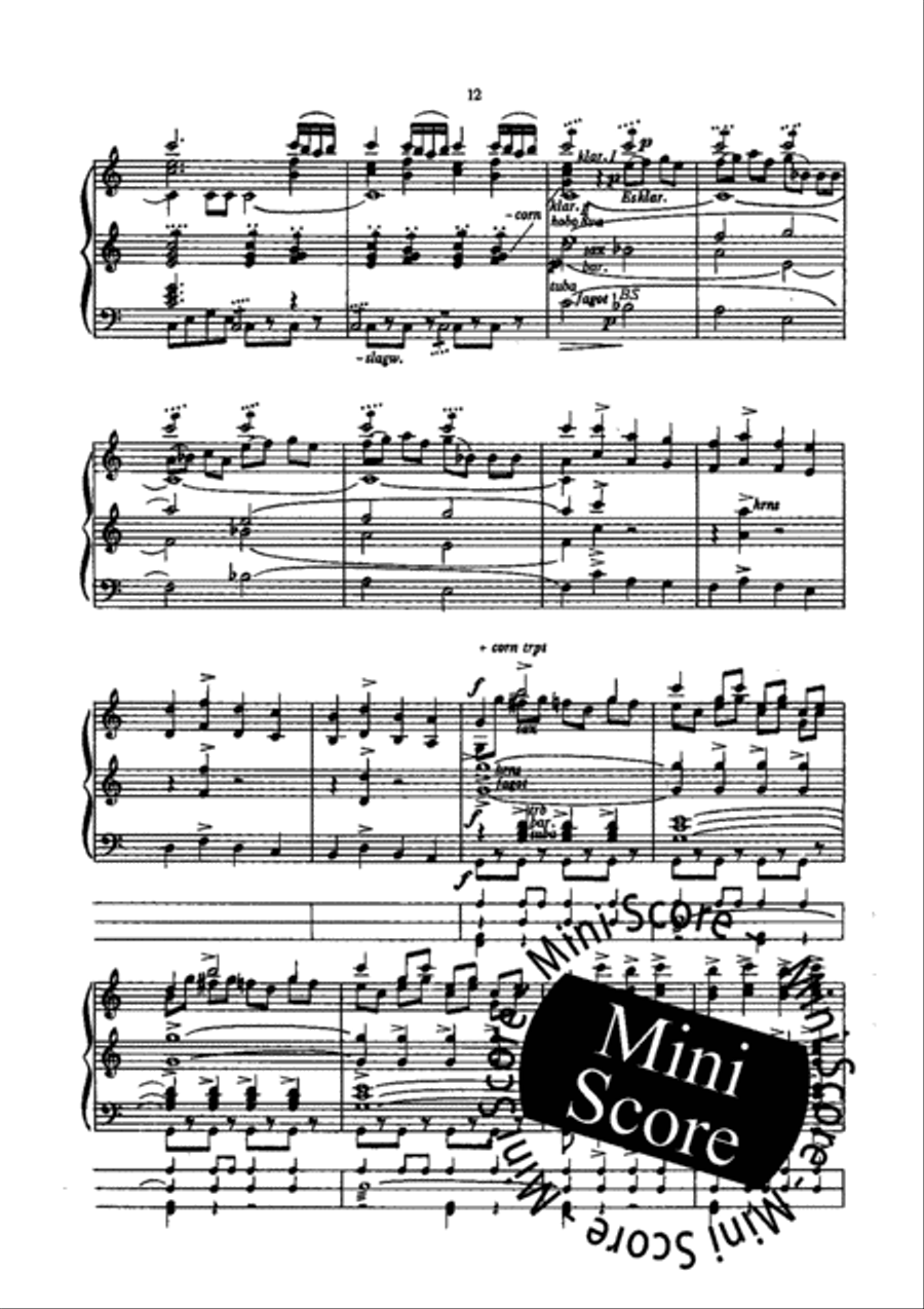 Giannina E Bernardone Concert Band scores gallery preview page 14