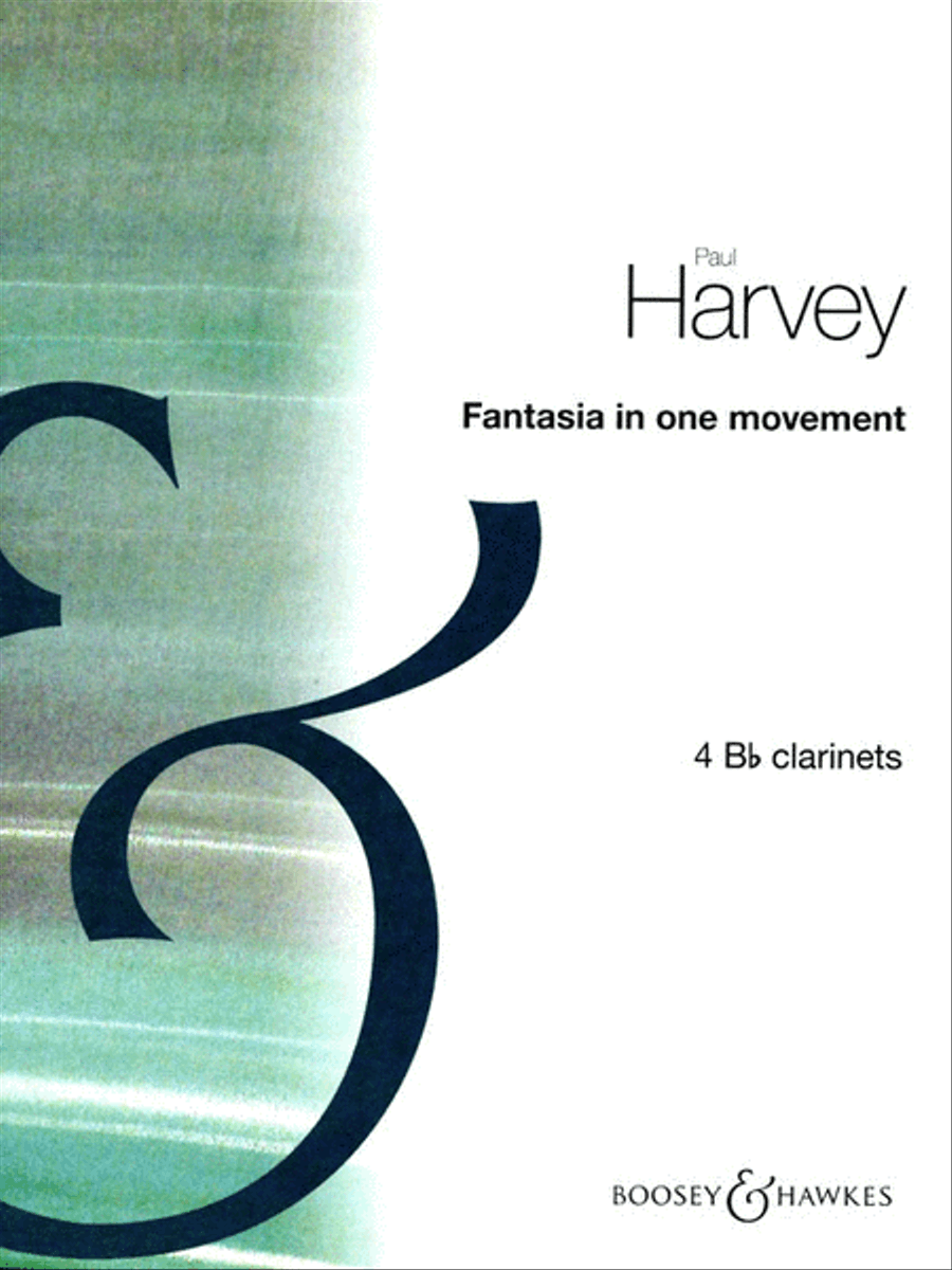 Fantasia in One Movement Clarinet Quartet scores gallery preview page 1