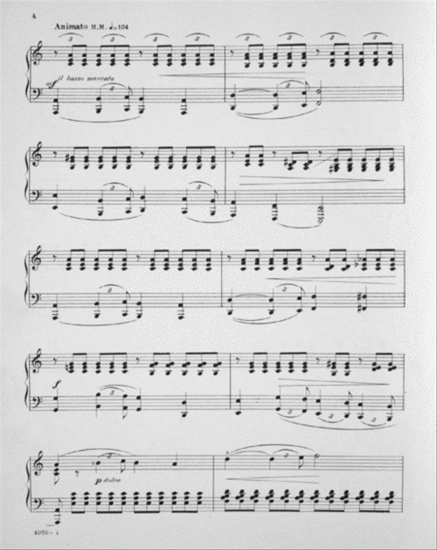 Melody of Love Piano Solo scores gallery preview page 3