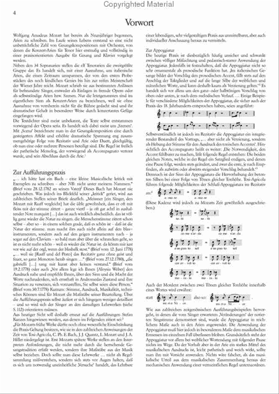 Complete Concert Arias for Tenor Piano, Vocal scores gallery preview page 3
