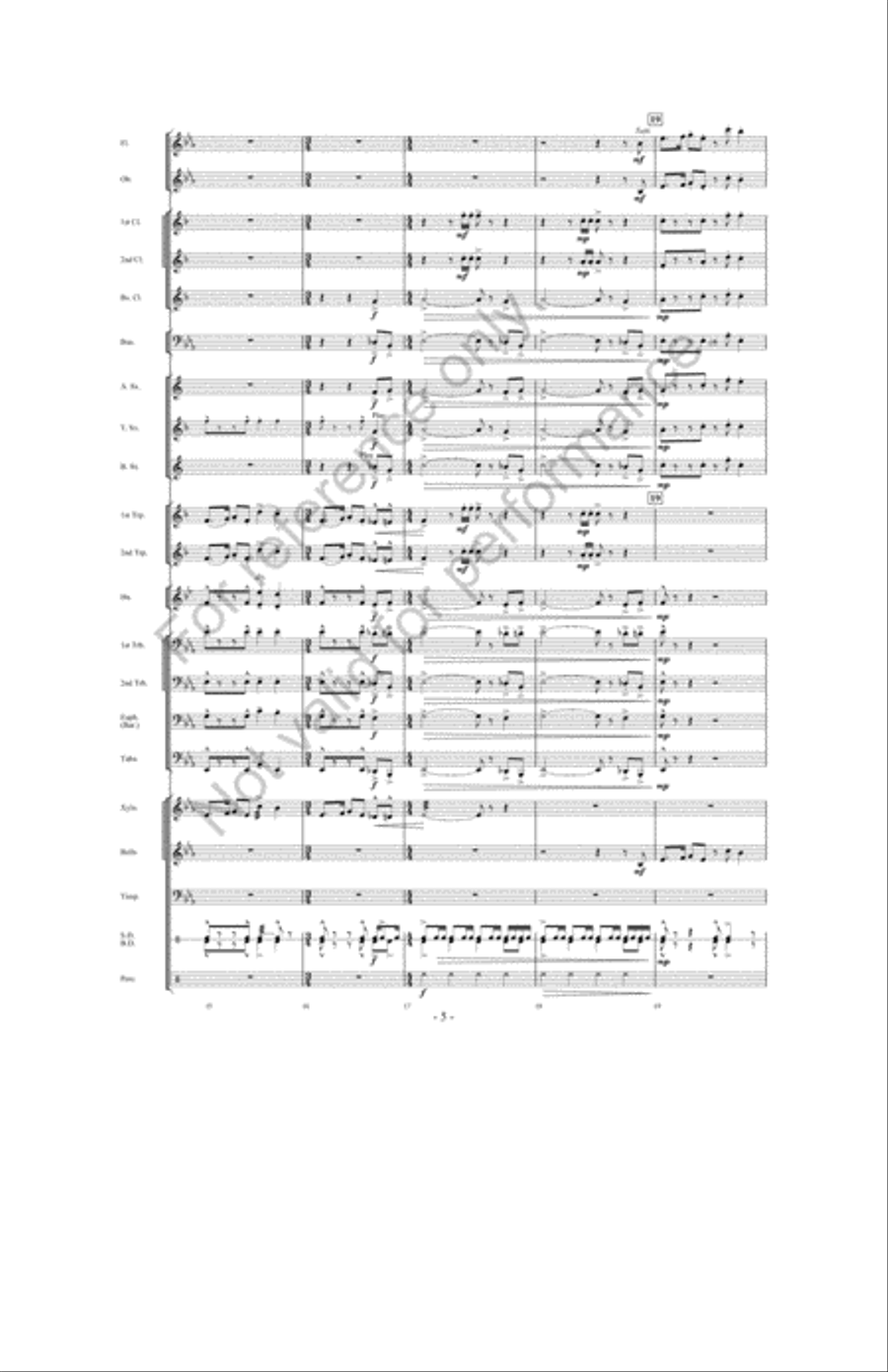 The Great Land Run Concert Band scores gallery preview page 4