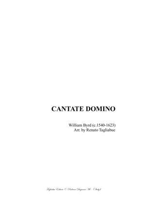 CANTATE DOMINO - W. Byrd - Arr. for SATTBB Choir