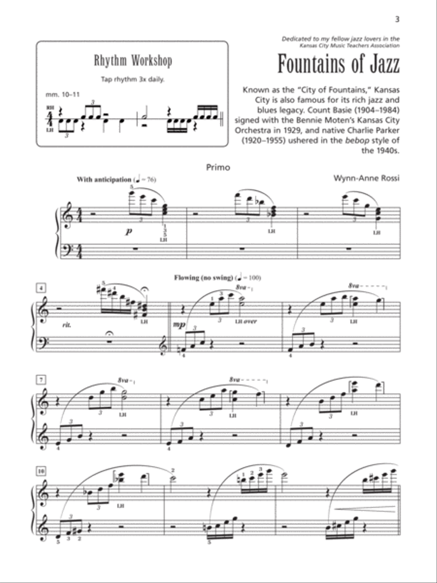 Jazzin' Americana for Two Small Ensemble scores gallery preview page 4