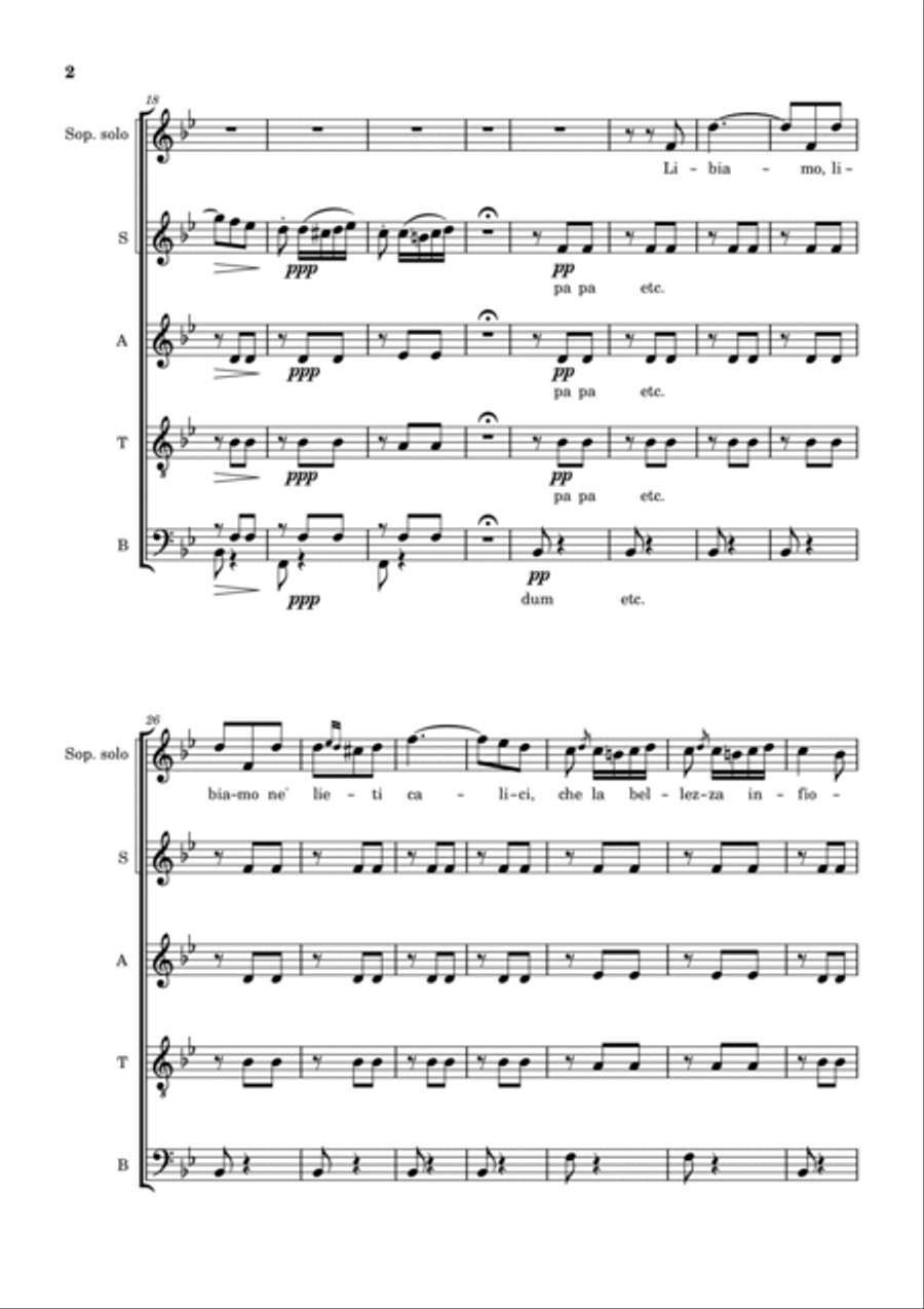 Brindisi 4-Part scores gallery preview page 2