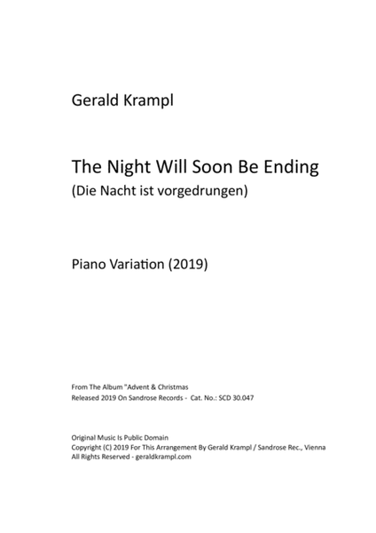 The Night Will Soon Be Ending (Die Nacht ist vorgedrungen) image number null