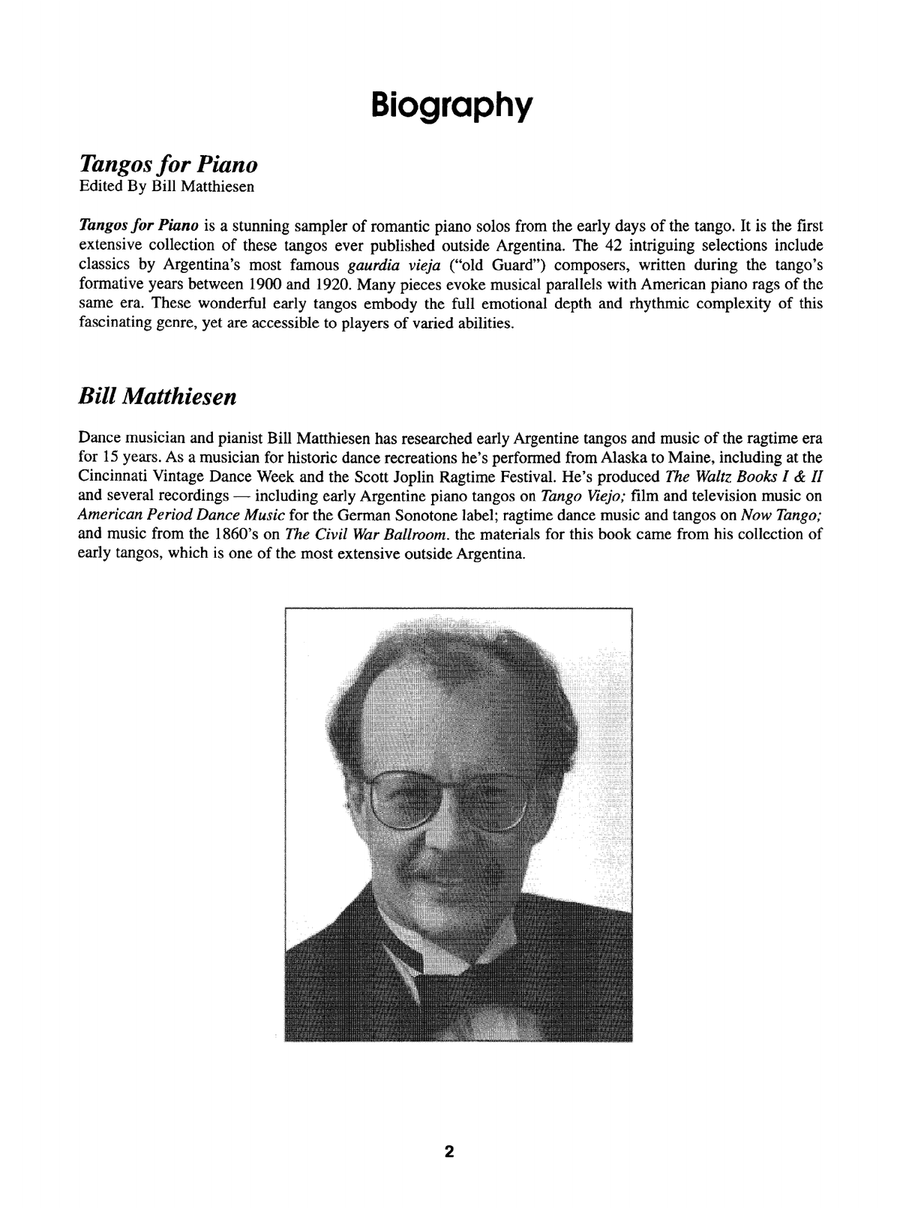 Argentinean Tangos for Keyboard Piano - Digital Sheet Music page 3