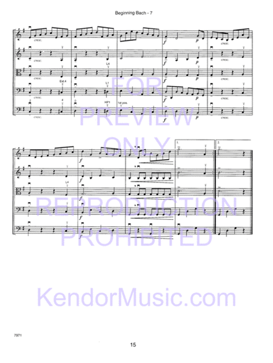 Kendor Concert Favorites - 2nd Violin image number null