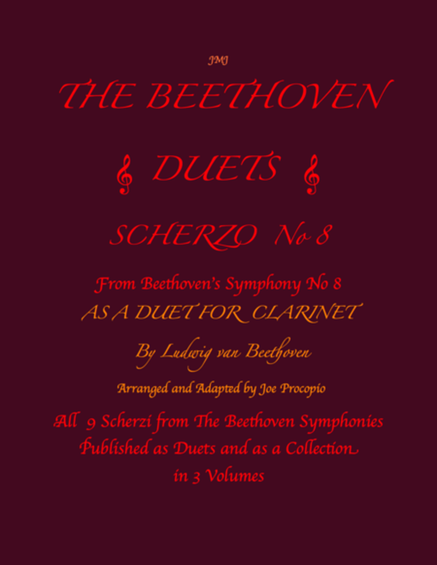 The Beethoven Duets For Clarinet Scherzo No. 8 image number null