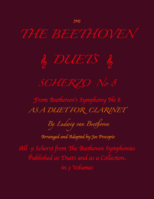The Beethoven Duets For Clarinet Scherzo No. 8