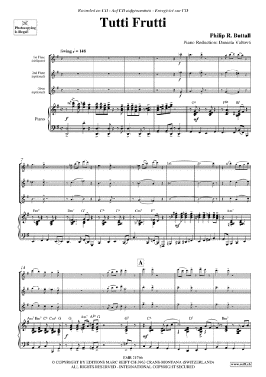 Tutti Frutti Woodwind Ensemble scores gallery preview page 4