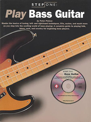Book cover for Step One: Play Bass Guitar